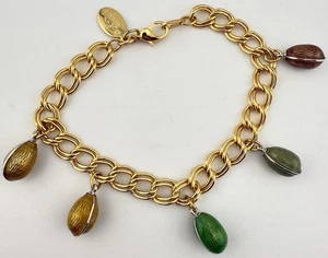 TATIANA FABERGE GOLDFARBEN EMAILLE IMPERIAL COLLECTION EI 8 1/5" ARMBAND K992B - Bild 1 von 5