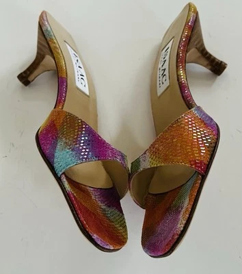 Vintage 1990s Issac Mizrahi Kitten Heels Size 5 Never Worn - Image 1 of 4