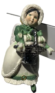 Hallmark Andenken Ornament Schneeglöckchen Engel Die Sprache der Blumen 1997 - Bild 1 von 6