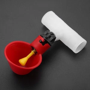5x Automatische Geflügel Vogel Wasser Trinken Dispenser Huhn Wasser Trinker Wer❀ - Bild 1 von 11
