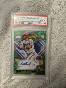 2023 Topps Cosmic Chrome Autographs Josh Jung #Cca-Jj /75 - Picture 1 of 2