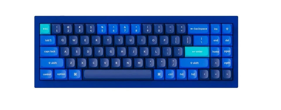 Q7 Swappable RGB Backlight Brown Switch - Blue - Special Color Keycaps - Image 1 of 1