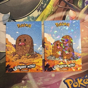 Tarjeta de cristal Pokémon 2025 vitral #051 lote Diglett lámina Kanto Perú - Imagen 1 de 3