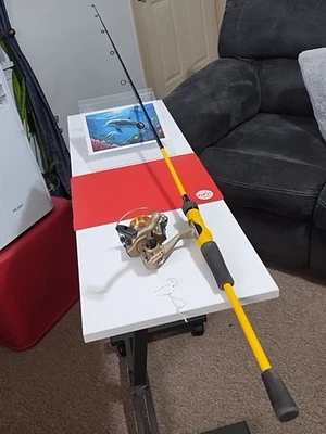 Spinning Fishing Rod Soungayilang 6' Med 5-10lb And Reel Sound Bend - Image 1 of 4