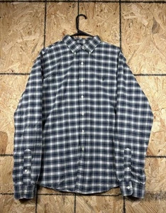 Ralph Lauren Custom Fit Green/White/Blue Plaid Long Sleeved Shirt XL Green Pony! - Picture 1 of 10