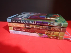 Lot of 4 Hardcover Amish Inn Mysteries Annie’s Books *MINT* - Picture 1 of 10