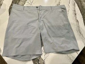 Huk Mens Active Performance Shorts Size 40 Gray Outdoor Hiking Fishing Camping - Picture 1 of 5