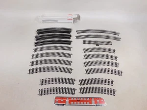 DX763-1# 27x Märklin H0 AC Track Piece K-Track Curved 2231 2232 2221 Etc Mint - Picture 1 of 3