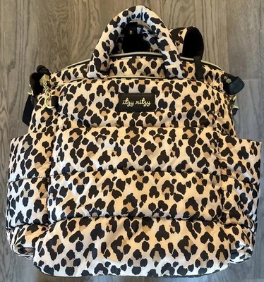 Itzy Ritzy Women's Leopard Diaper Bag Backpack   16x18x7.5 - Image 1 of 4
