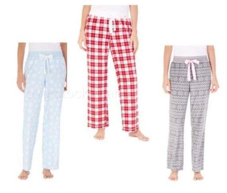 NOVO!CALÇA PIJAMA LOUNGE FEMININA NÁUTICA LÃ VELUDO TÉRMICO SENSAÇÃO MACIA! VARIEDADE - Imagem 1 de 1