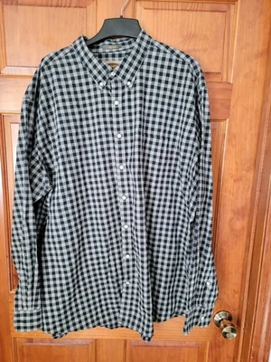The Foundry Shirt Mens 4XLT Tall 4XL Multicolor Plaid Long Sleeve Button Down - Image 1 of 2