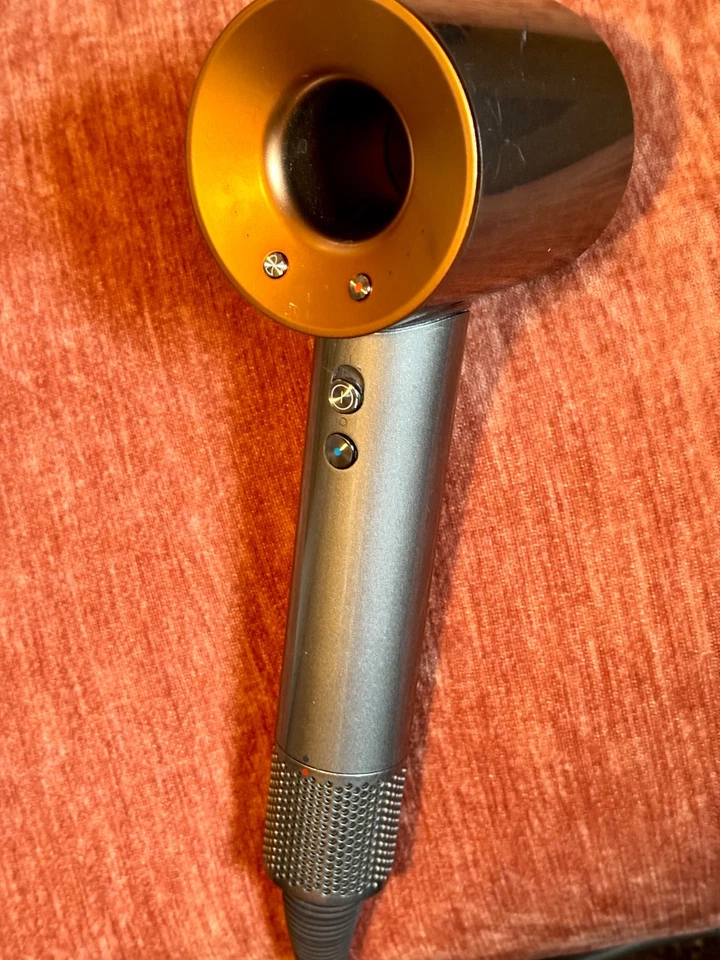 Used Dyson Supersonic Hair Dryer HD07 Attachments Copper Scuffs Scratches Used - Image 1 of 4