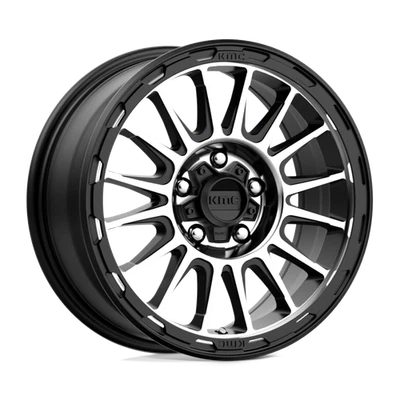 Juego de 4 ruedas mecanizadas 16x7 KMC KM542 Impact negro satinado 5x4,5 (30 mm) Foto 1 de 4