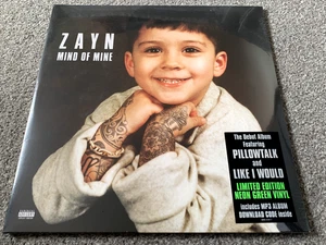 ZAYN MALIK - MIND OF MINE - NEON GREEN DOUBLE VINYL LP RECORD ALBUM - SEALED - Picture 1 of 2