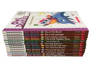 Owl Diaries 1-4, 7-14 Branches Children’s Book Set( books 5,6 missing) - Bild 1 von 2