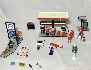 Playmobil 3434 Esso Tankstelle Klicky Werkstatt, Vintage mit Zubehör *Ohne OVP - Bild 1 von 6