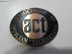 Act Association Of Civilian Technicians Belt Buckle - Picture 1 of 4