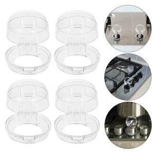 6 Pcs Knopfschutz Herdschutz Für Gasherd Herdplattenschutz Gasherde - Photo 1/12