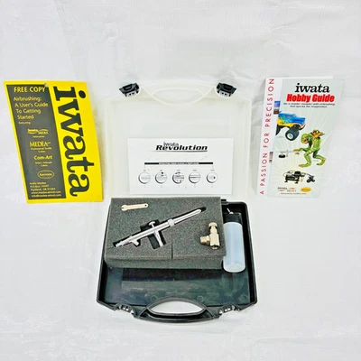 Iwata Revolution SAR Single Action Siphon Fed Airbrush - Image 1 of 4