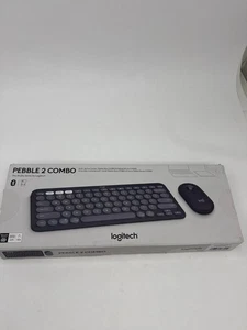 Logitech Pebble 2 Combo Portable Wireless K380S Keyboard M350S Mouse - Picture 1 of 11