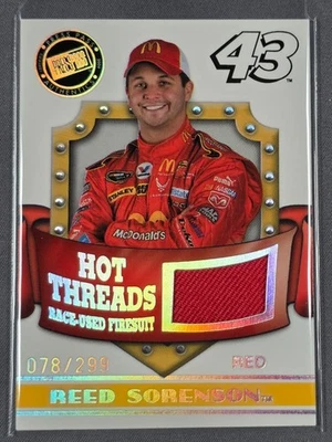 2009 Press Pass Premium Hot Threads Reed Sorensen 078/299 Patch Relic - Image 1 of 2