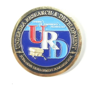 Undersea Research & Development URD Submarine Squadron 5 US Navy Challenge Coin - Picture 1 of 6