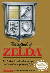 LEGEND OF ZELDA GREY CART - Nintendo NES - Game Only - Picture 1 of 1