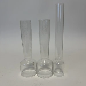 3x Glaszylinder davon 2x DB Deutsche Bahn Nr.17/18 1x No Name für Petroleumlampe - Bild 1 von 6