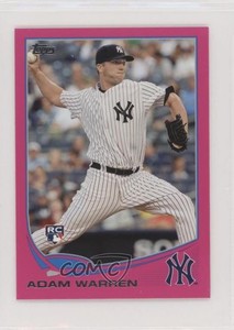2013 Topps Mini Pink /25 Adam Warren #469 Rookie RC
