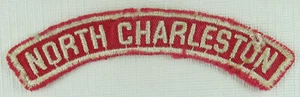 North Charleston Community Strip RWS Red & White Shoulder Strip (SEWN) [QR1659] - Picture 1 of 1