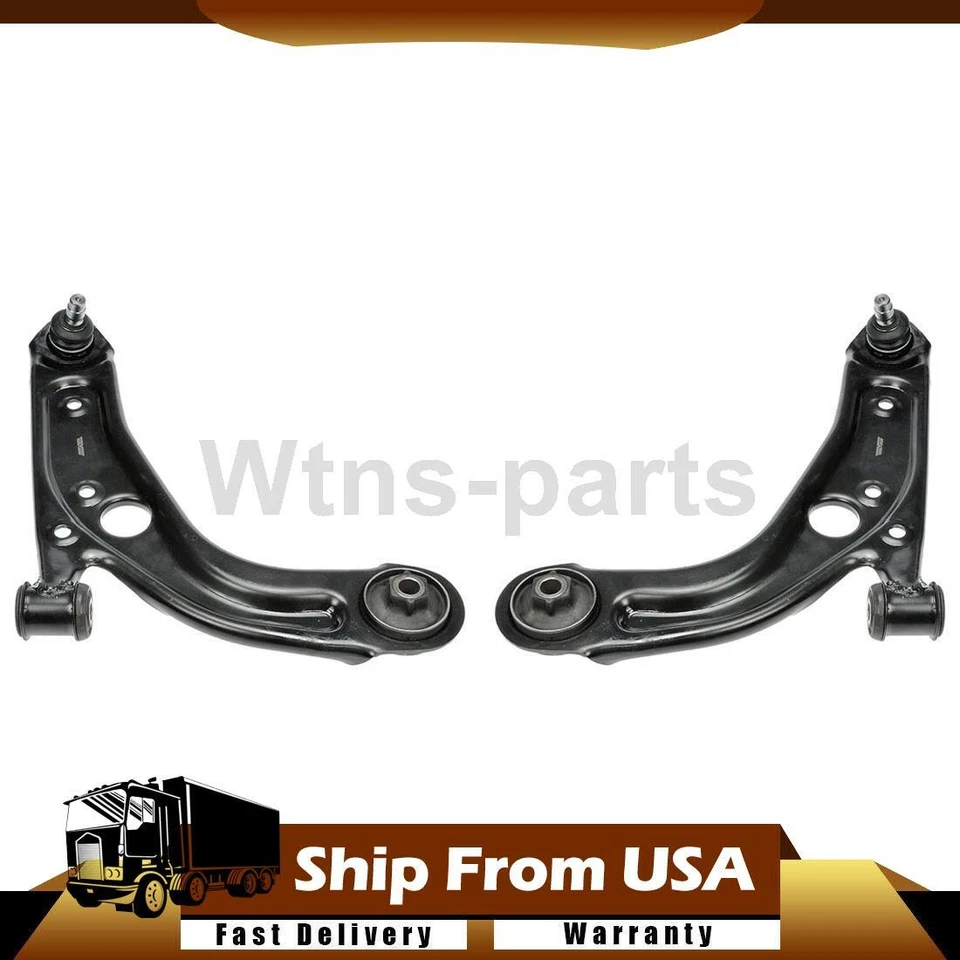 For 2012 2013 2014 2015 Fiat 500 1.4L Front Lower Control Arm w/ Ball Joint 2x - Image 1 of 4