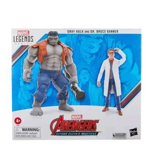Hasbro Marvel Legends Series Gray Hulk and Dr. Bruce Banner Action Figure New - Picture 1 of 11