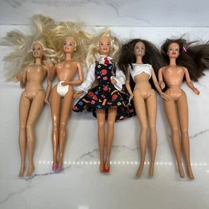 Lote Muñecas Barbie Vintage Años Mixtos Rubia Morena Mattel - Ver Descripción - Imagen 1 de 2