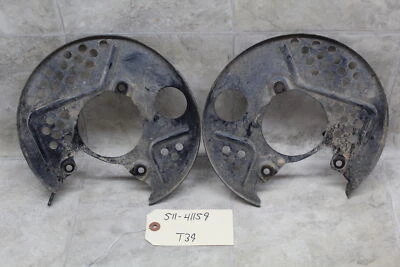 89-04 Kawasaki Bayou 300 4x4 93-99 400 Oem Front Left Right Brake Rotor Guards  - Image 1 of 4