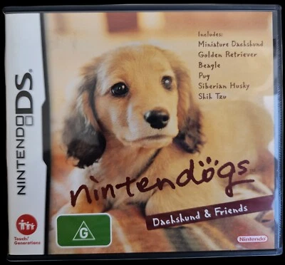 Nintendogs Dachshund & Friends Nintendo DS Game Complete Free Fast Tracked Post  - Image 1 of 4