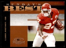 2008 Donruss Classics Sunday's Best Larry Johnson Kansas City Chiefs #SB-7