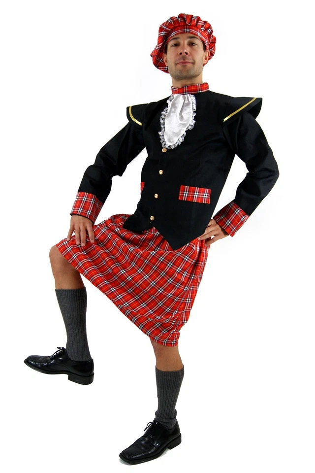 Costume Écossais Kilt Brave Highlander Homme Jupe Scots Rob Modèle Roy Plaid K37 - Photo 1/1