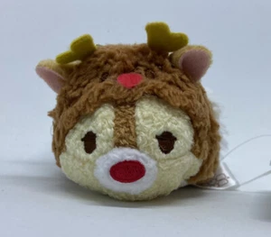 Disney Store Tsum Mini Plüsch 3,5 Zoll JAPAN Rentier Mantel Holiday Dale 💕 US-VERKÄUFER - Bild 1 von 5