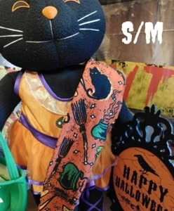 LuLaRoe Kid's Halloween leggings S/M 2 pairs NEW CAT PRINTS - Picture 1 of 2