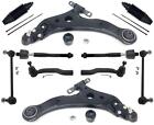 Front Lower Control Arms W/ Bushings Ball Joint Tie Rods For Toyota Camry 12-17