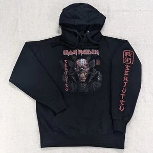 IRON MAIDEN Senjutsu Hoodie Herren Small Schwarz Grafik Pullover Kapuzenpullover - Bild 1 von 11
