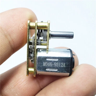 Micro 7-Type N20 Full Metal Mini Gear Motor DC 3V-12V 5V 6V Slow Speed DIY Robot - Bild 1 von 4