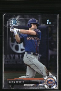 Quinn Brodey RC 2017 Bowman Chrome Draft #BDC-24  Baseball Card