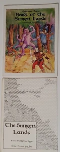 Midkemia Press Fantasy Softcover: Heart of the Sunken Lands w Map - Vintage RPG - Picture 1 of 21