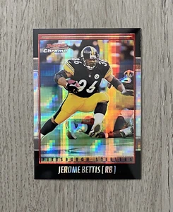 2001 NFL Bowman Chrome X-Fractor | Jerome Bettis | #13 | Pittsburgh Steelers - Picture 1 of 2