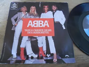 ABBA TAKE A CHANCE ON ME / IM A MARIONETTE 1977 POLAR INTERNATIONAL AB. SWEDEN** - Picture 1 of 6