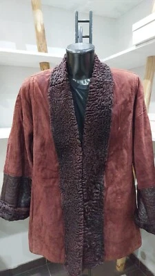 La Matta Shearling Pre-Owned Woman Bordeaux Size L MGC225LZ - Image 1 of 4