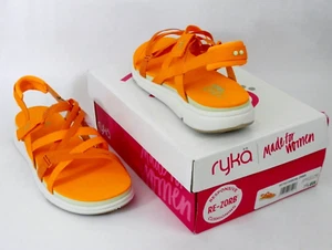 Ryka Mirasa Zinnia Orange Back-Strap Sport Sandals Size 7.5 Wide - Bild 1 von 8
