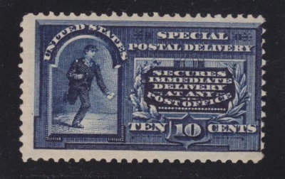 US E5 10c Special Delivery Mint Fine OG H SCV $210 - Image 1 of 2