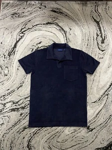 Gant Terry SS Pique Polo Shirt Evening Blue BNWT Size Small Men’s 2063014-433 - Picture 1 of 9